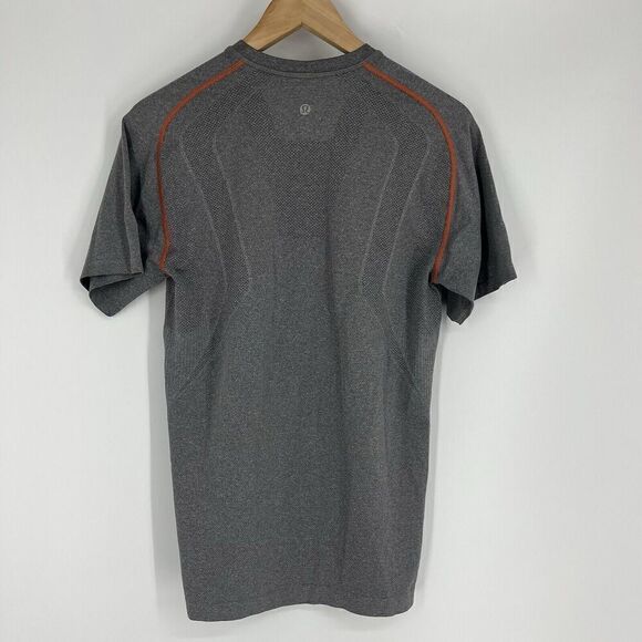 Lululemon T Shirt Size Small Mens Gray Metal Vent Tech Short Sleeve Gym Tee - Picture 6 of 8